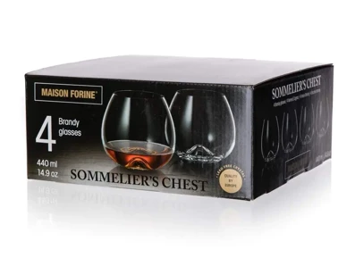 Maison Forine Súprava pohárov Brandy 440ml "Sommelier" 4-dielna