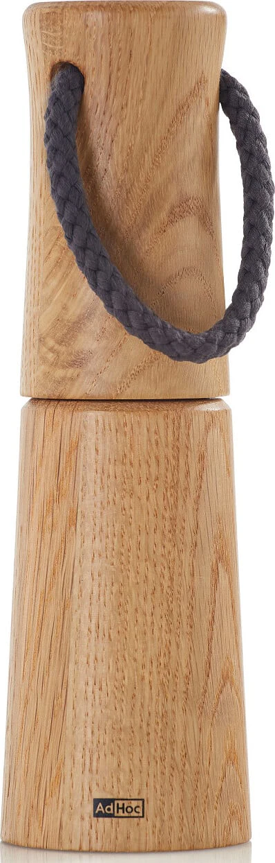 Mlynček na korenie/soľ Yaso, svetlý dub/nehrdzavejúca oceľ, Ø6 cm, V20 cm, CeraCut® mechanizmus