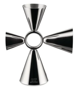 Alessi Štvoritá barová odmerka "Quadri Combo" 15-30-40-60 ml