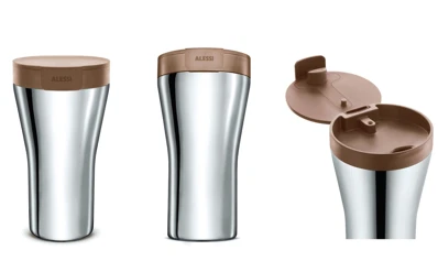 Alessi Termohrnček s dvojitou stenou "Gia" objem 0,4 L