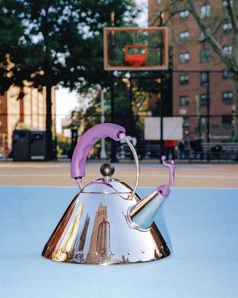 Alessi Kanvica na čaj a zohrievanie vody 2 l limitovaná edícia "3909"