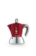 Bialetti Kávovar "Moka Induction" červený na 2 šálky