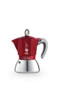 Bialetti Kávovar "Moka Induction" červený na 4 šálky