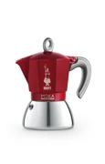 Bialetti Kávovar "Moka Induction" červený na 6 šálok