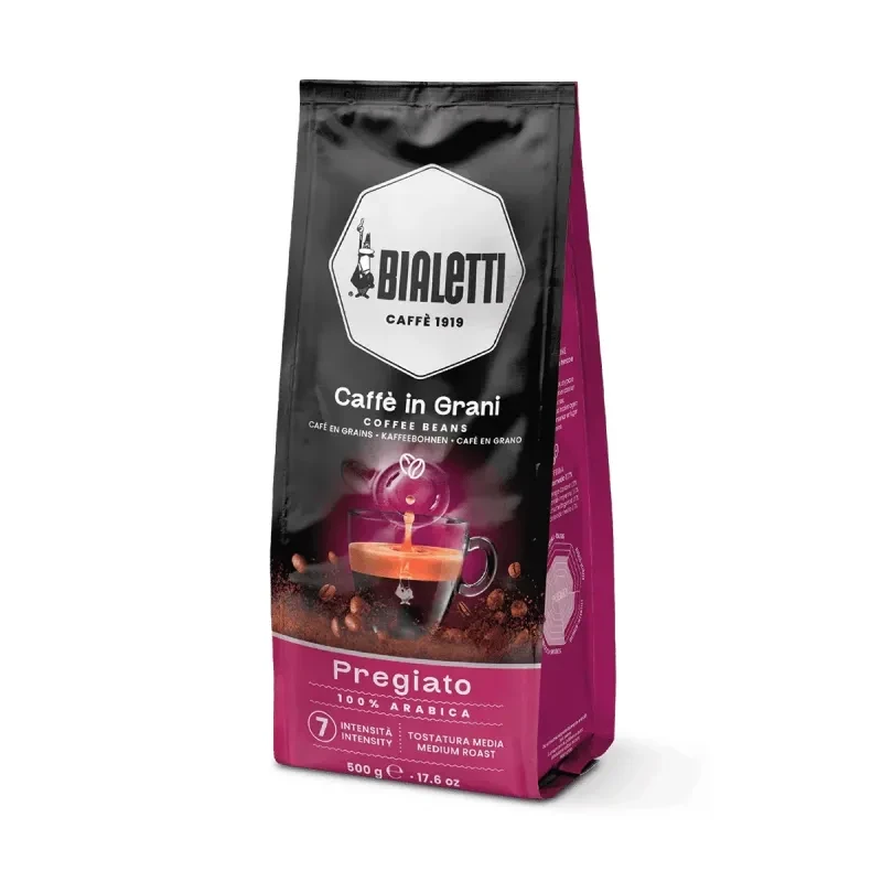 Bialetti Zrnková káva "Pregiato" 500g