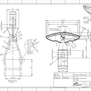 Prvotná registračná skica Easy Slicer