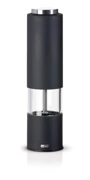 AdHoc Elektrický mlynček na korenie alebo soľ "Tropica" čierny 21,5 cm