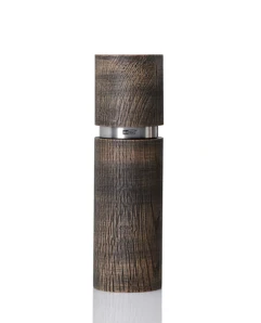 AdHoc Mlynček na korenie alebo soľ "Textura Antique Grande" tmavý 20 cm