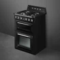 SMEG Victoria kombinovaný sporák TR62BL čierny
