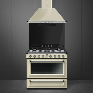 SMEG Victoria kombinovaný sporák TR90P9 krémový