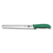 Victorinox Fibrox Nárezový nôž 5.4234.25- zúbkované ostrie zelený