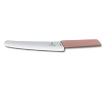 Victorinox Swiss Modern Nôž na pečivo a cukrovinky 22 cm - marhuľovo ružová