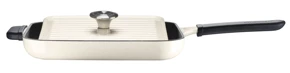 KitchenAid Gril & Panini liatinová panvica 24 cm - mandľová