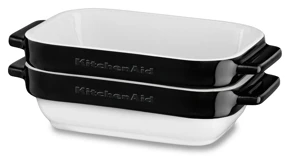 KitchenAid keramický mini set na pečenie 2 ks čierna