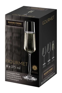 Maison Forine Súprava pohárov na šumivé víno 215ml"Gourmet" 4-dielna