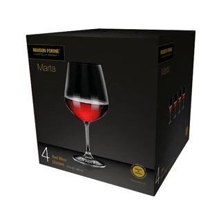 Maison Forine Súprava pohárov na červené víno "Marta" 4-dielna