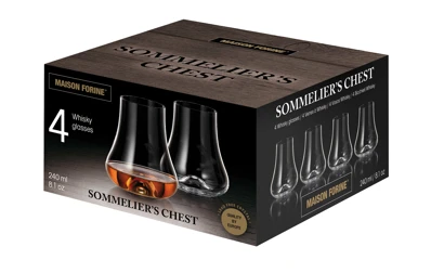 Maison Forine Súprava pohárov Whisky 240ml "Sommelier" 4-dielna