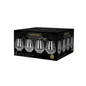 Maison Forine Súprava pohárov na drink alebo vodu "Leona Deco" 4-dielna