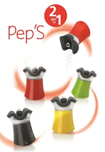 Peugeot Mlynček na korenie so solničkou "Peps" 8 cm
