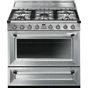 SMEG Victoria kombinovaný sporák TR90X9 nerezový