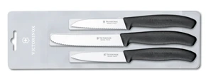 Victorinox Swiss Classic Súprava nožov 3-dielna čierna
