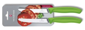 Victorinox Swiss Classic Súprava nožov na paradajky 2-dielna zelená