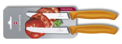 Victorinox Swiss Classic Súprava nožov na paradajky 2-dielna oranžová