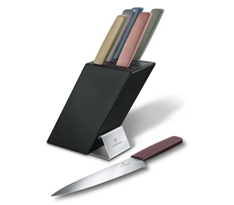 Victorinox Swiss Modern blok s farebnými nožmi 6.7186.66