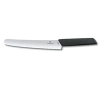 Victorinox Swiss Modern Nôž na pečivo a cukrovinky 22 cm – čierna