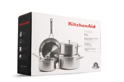 KitchenAid Súprava kuchynského riadu "Tri-Ply" 7-dielna