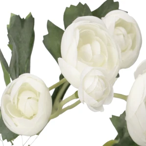 Umelý kvet Ranuncolo Bianco-Rosa