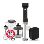 KitchenAid bezdrôtový tyčový mixér s batériou a príslušenstvom 5KHBRV75BM matná čierna
