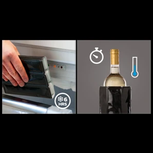 Vacu Vin 38842606 Manžetový chladič na víno „Wine Sand“