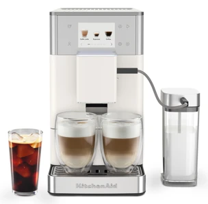 KitchenAid Plne automatický kávovar KF4 s funkciou ľadovej kávy, porcelánový (5KES8454EPL)