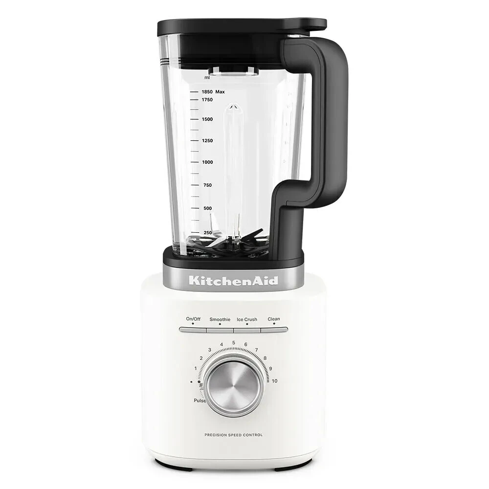 KitchenAid stolný mixér Pure Power so sklenenou nádobou 5KSB2071EPL porcelánová biela