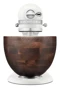 Kuchynský robot Artisan Design 5KSM156WBEPL - Porcelain White s drevenou misou