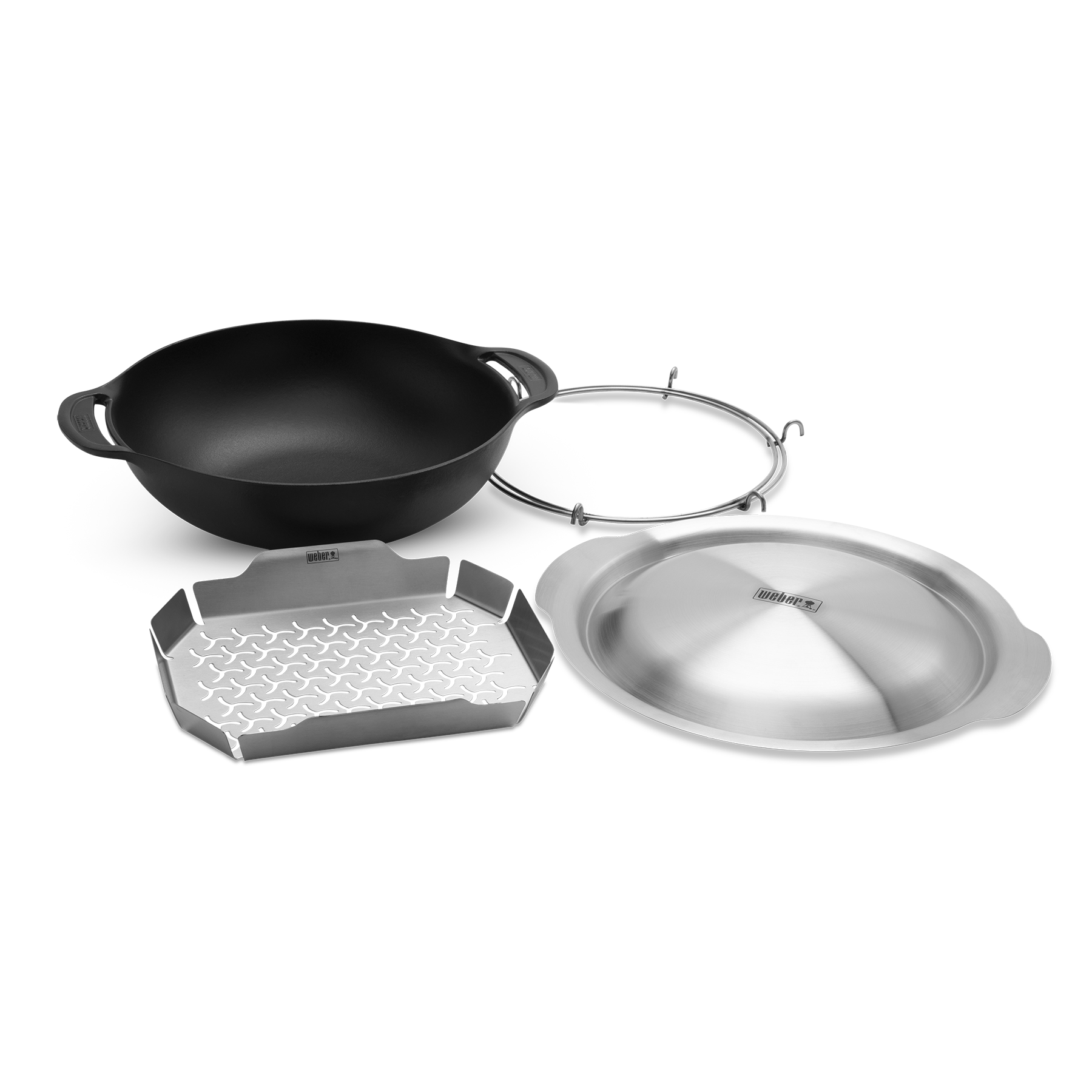Wok a naparovač WEBER CRAFTED