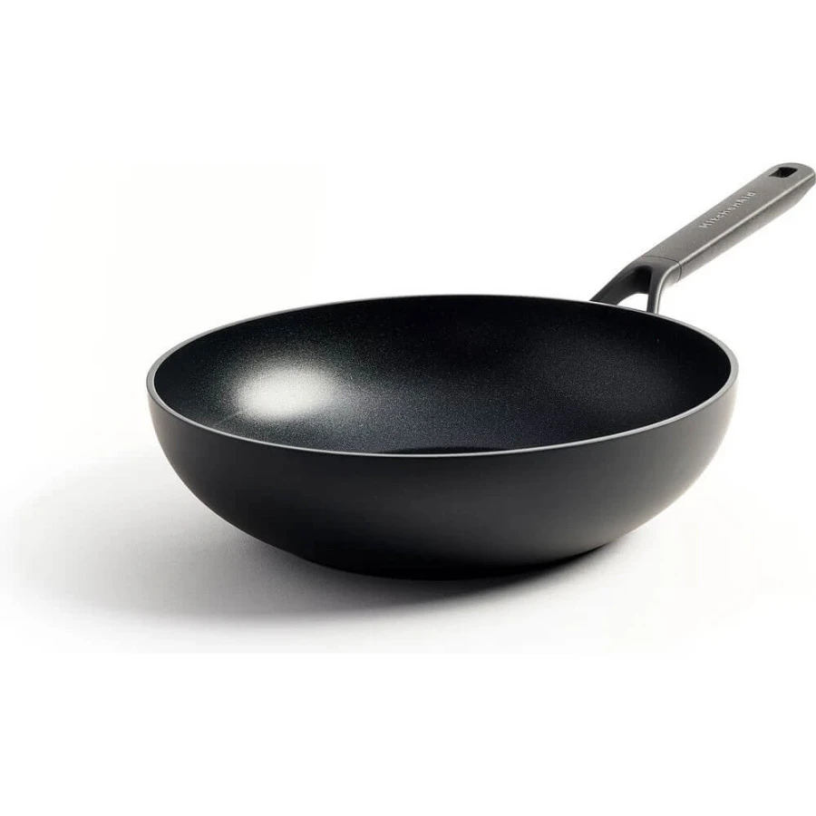 Wok panvica 28 cm KitchenAid Classic z kovaného hliníka (CC003294-001)