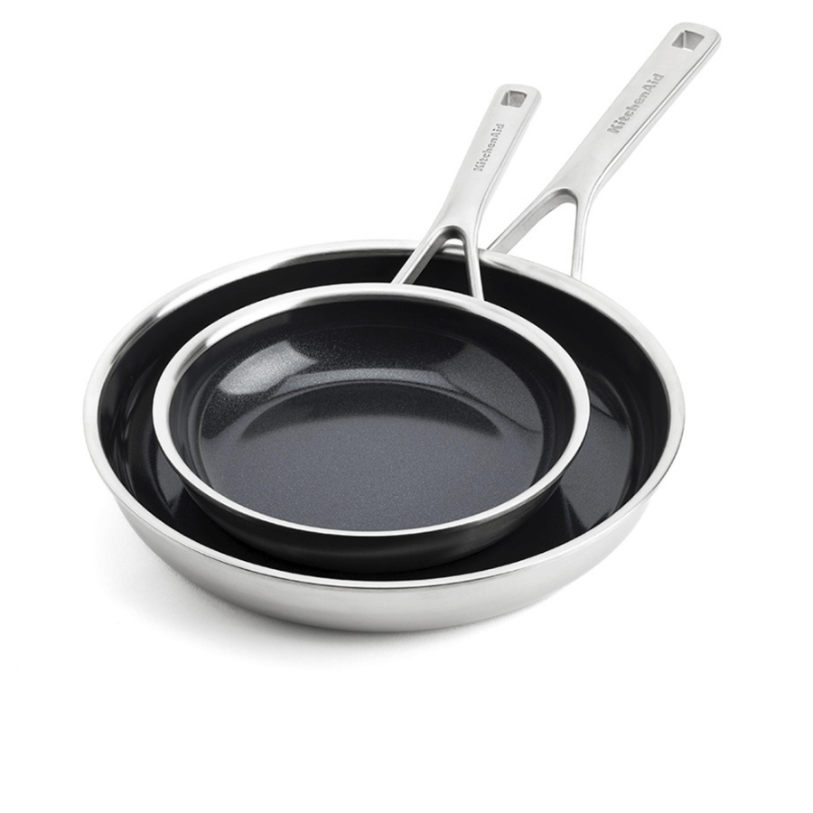 Sada panvíc 20 + 28 cm KitchenAid Multiply z nehrdzavejúcej ocele (CC006065-001)