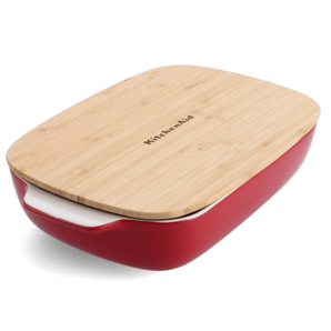 KitchenAid kameninová zapekacia misa s pokrievkou 3,8 l (CC006108-001)