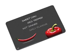 Sklenená nárezová doska Kesper Chilli/Paprika