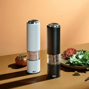 AdHoc Elektrický mlynček na korenie alebo soľ "Tropica" biely 21,5 cm