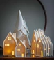 Domček s led osvetlením "Ilborgo" - veľkosť M 10 cm