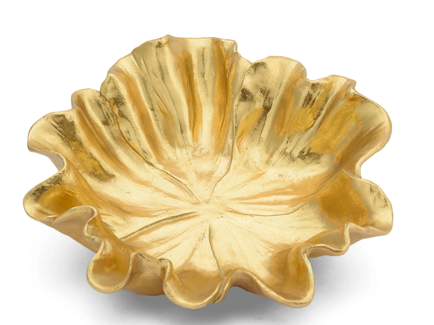 Miska lotusový list Iltesoro - zlatá