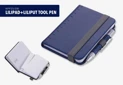 Troika NPP25/DB Zápisník s perom „LiliPad + LiliPut Tool Pen“ – tmavomodrý