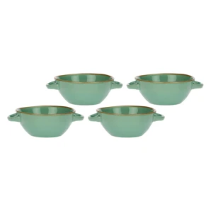 Rose&Tulipani Miska na polievku "Concerto Verde Acqua" – Ø 14 cm, súprava 4 kusov