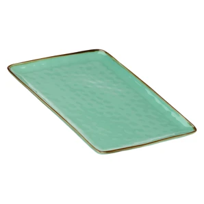 Rose&Tulipani Servírovací podnos  "Concerto Verde Acqua" – 36 x 26,5 cm