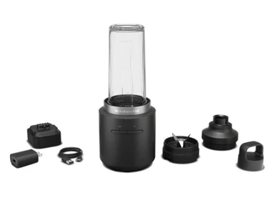 KitchenAid bezdrôtový mixér s batériou 5KSBR256BM matná čierna