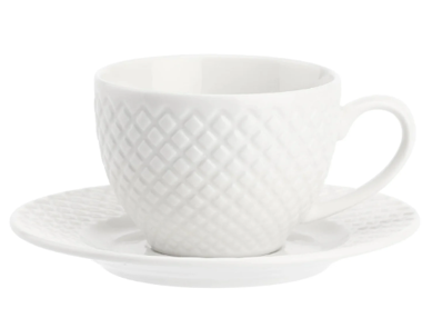 Sada 6 šálok a podšálok na kávu Tavola Reale