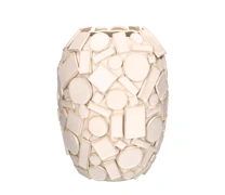Rituali Domestici Váza "Scomposto" biela - priemer 23 cm